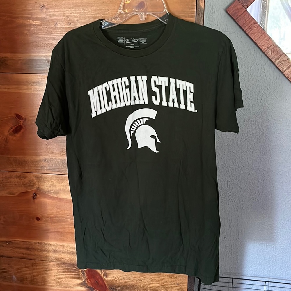 Hunter green Michigan State tee